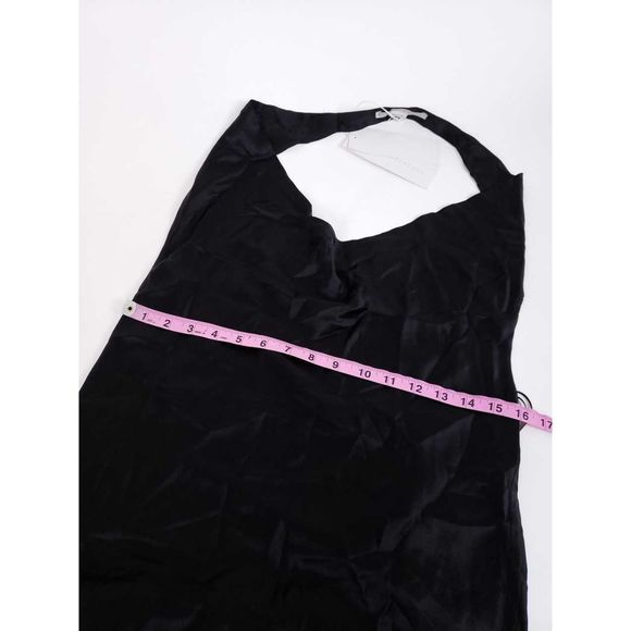 Stella McCartney Plunging Drape Silk Halter Gown - Picture 8 of 8